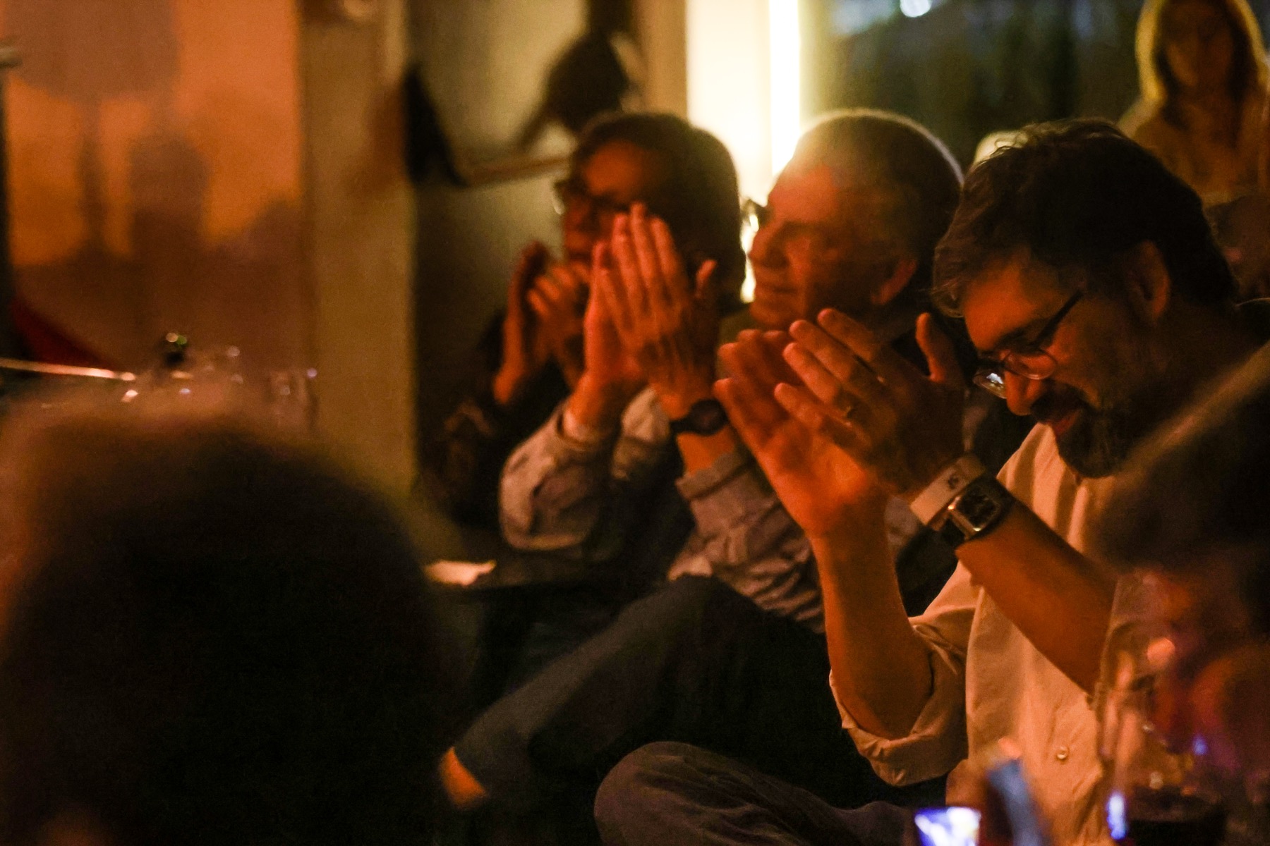 Audience applauding Brazil at Jazz